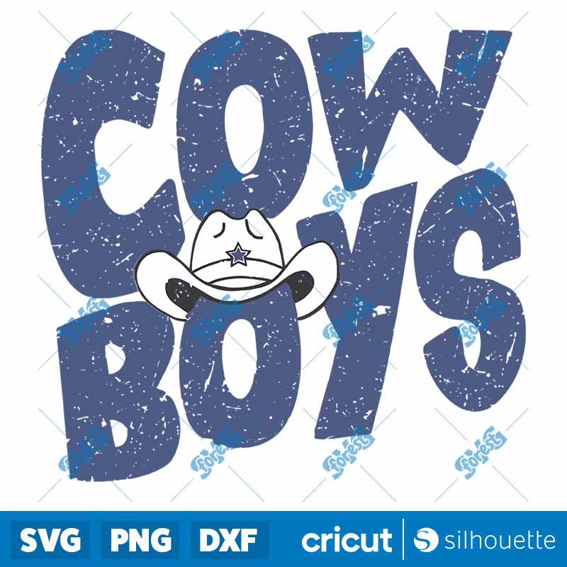 Vintagee Cowboys Funny
  Football Team SVG