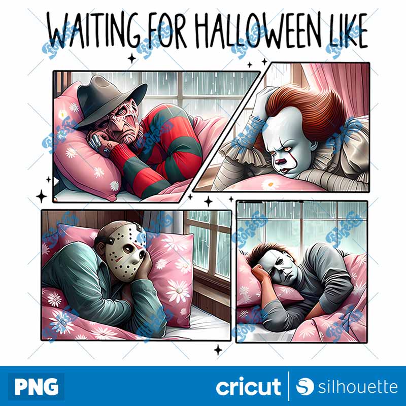 Waiting For Halloween Like
  Killers PNG