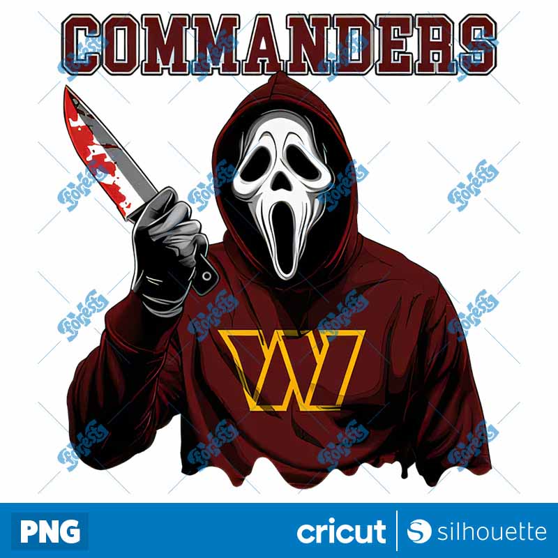 Washington Commanders Movie
  Ghostface NFL PNG