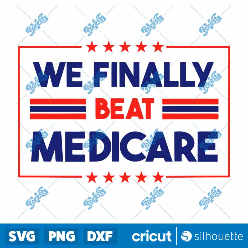 We Finally Beat Medicare
Presidental Election SVG