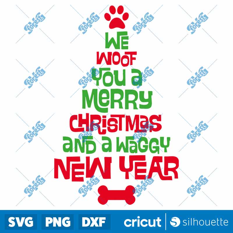 We Woof You A Merry Christmas
SVG