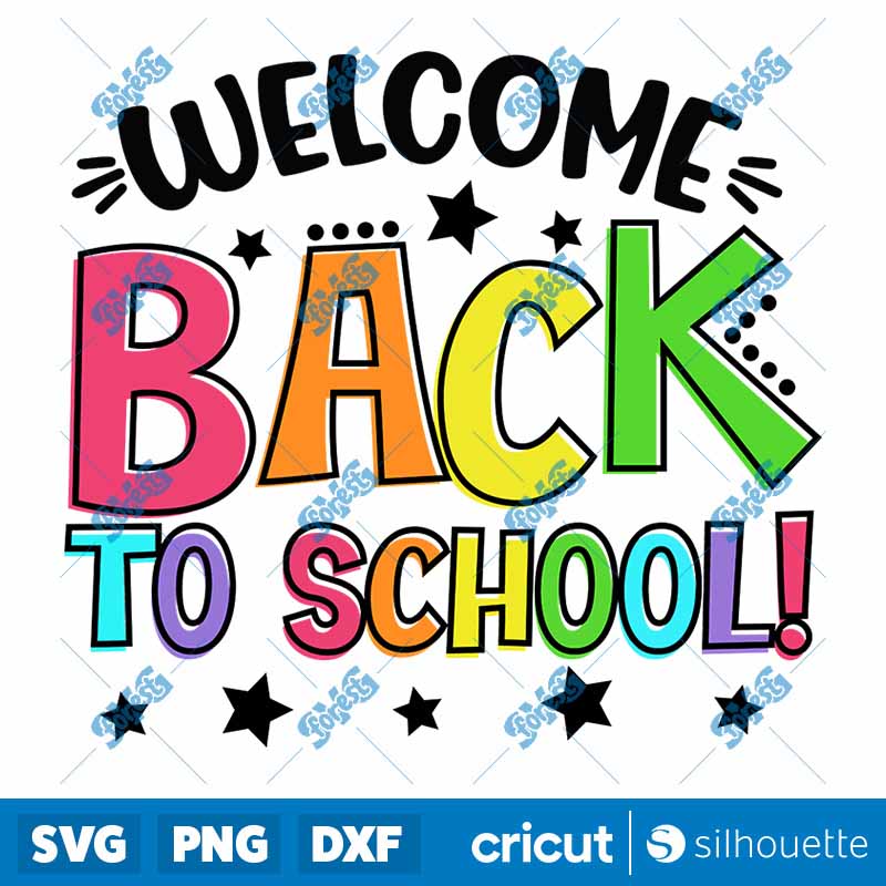 Welcome Back To School SVG