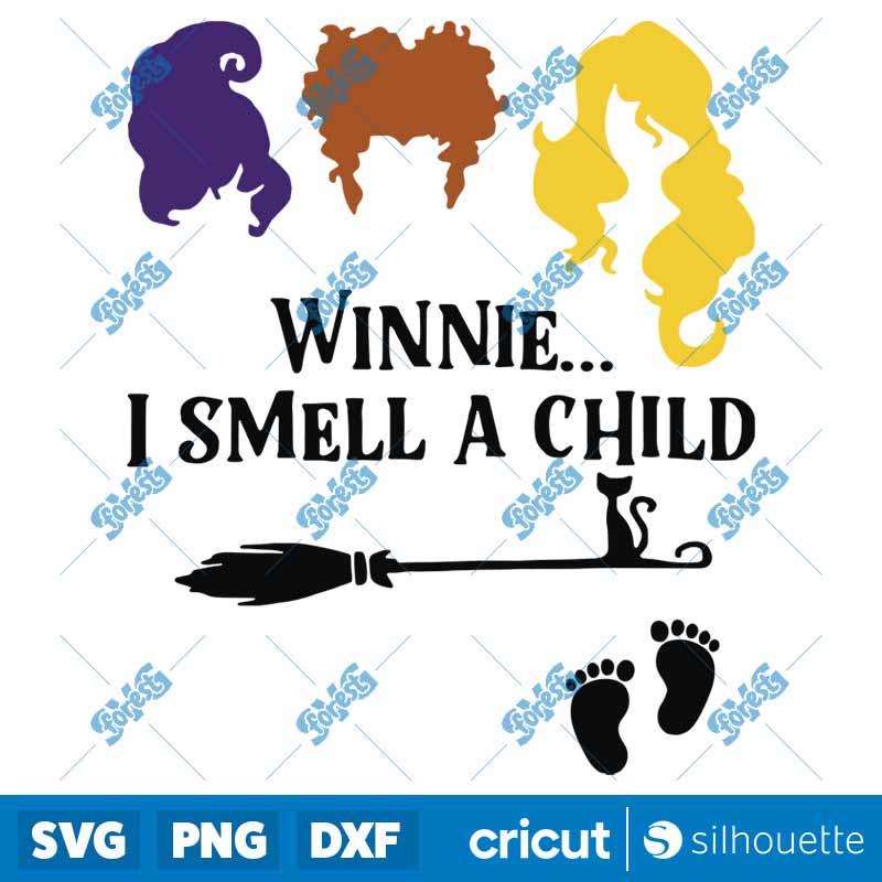 Winnie I Smell A Child Witch
  SVG