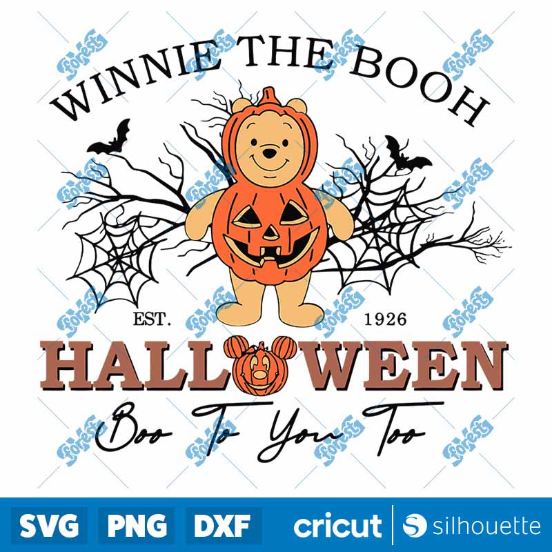 Winnie The Booh Halloween Boo
To You Too SVG