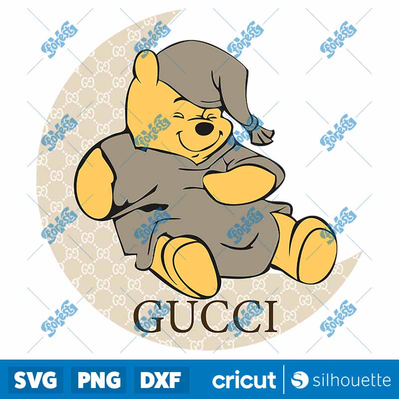 Winnie The Pooh Cartoon Gucci
SVG