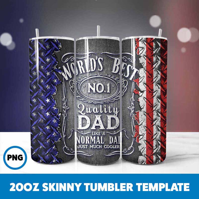 World Best No. DAD Tumbler Wrap, 20oz Skinny Tumbler Wrap