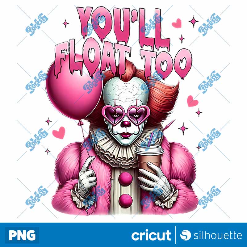 You Will Float Too Pink
Halloween PNG