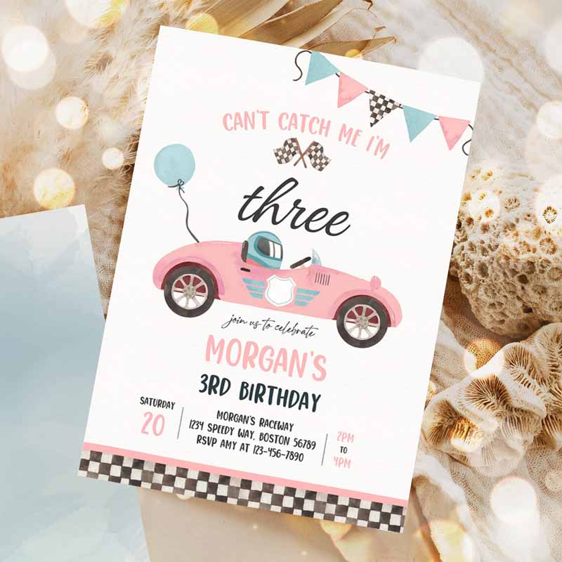 Race Car Kids Birthday, Can't catch Me I'mree Race Car Kids Birthday Party