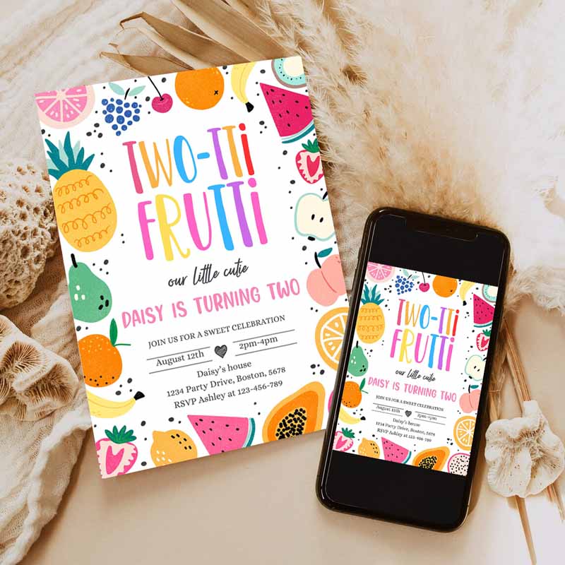 Two-tti Frutti Kids Birthday, Two-tti Frutti Kids Birthday, Tutti Frutti Tropical Summer Party, Fruit Party