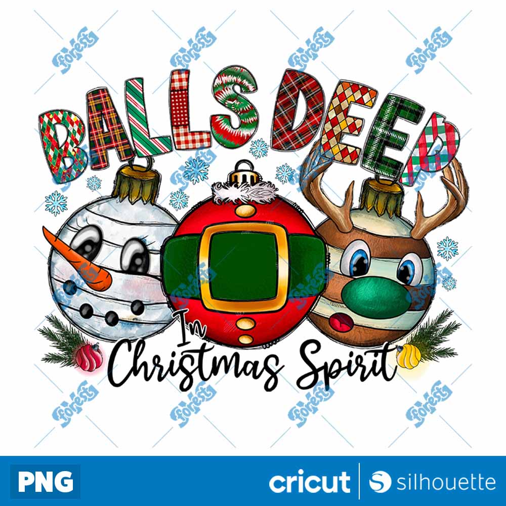 Balls Deep In Christmas PNG