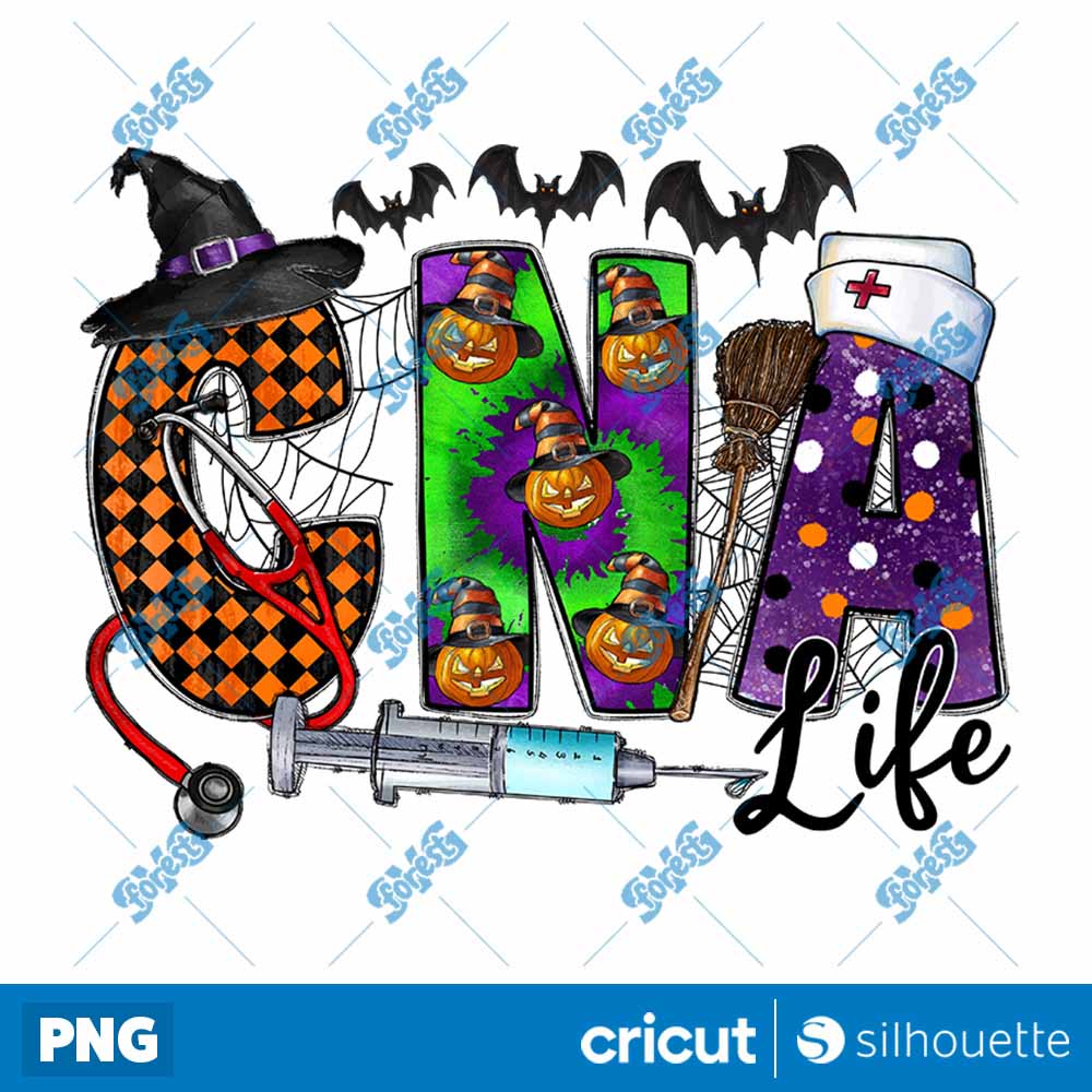 CNA Life Halloween PNG