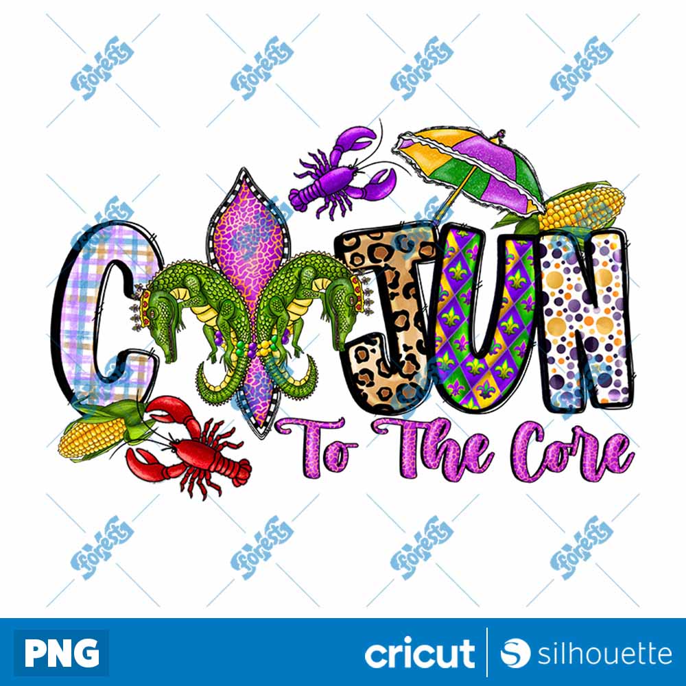 Cajun To The Core PNG