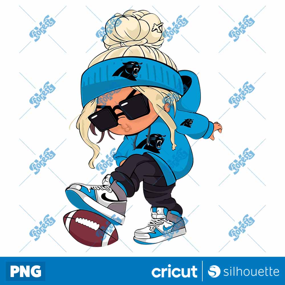 Carolina Panthers Cool Girl
  NFL Football Teams PNG