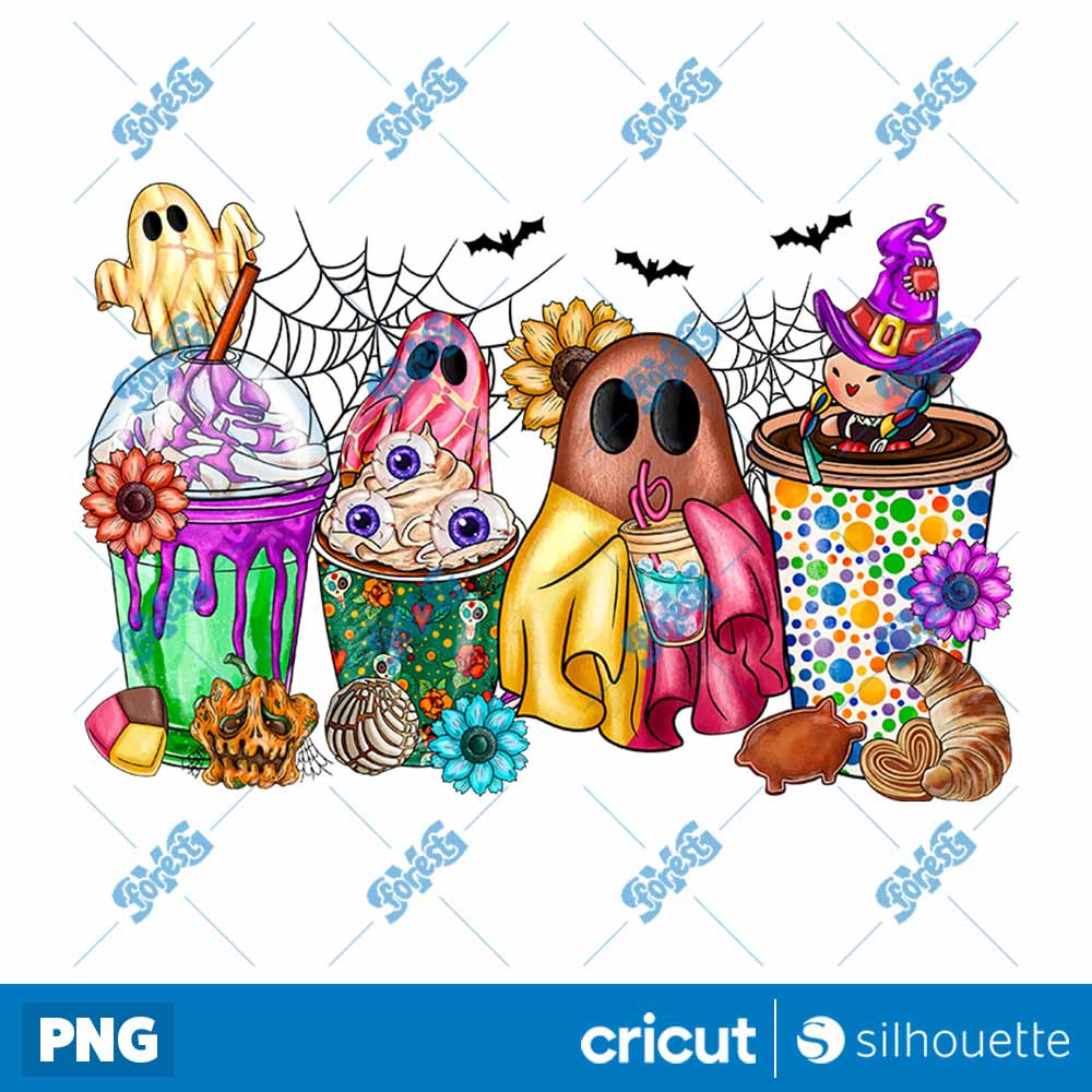 Chismosa Halloween Coffee Cups
  Halloween PNG