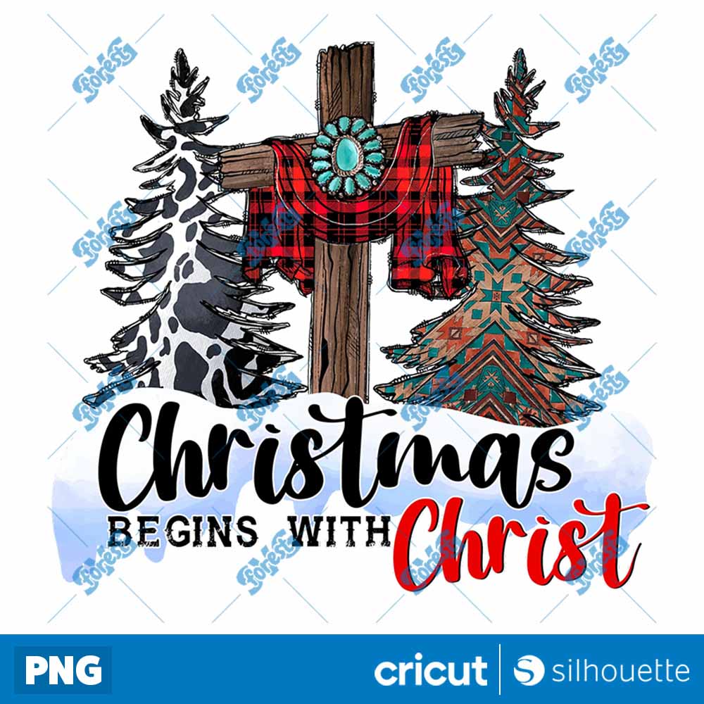 Christmas Begins With Christ
  PNG