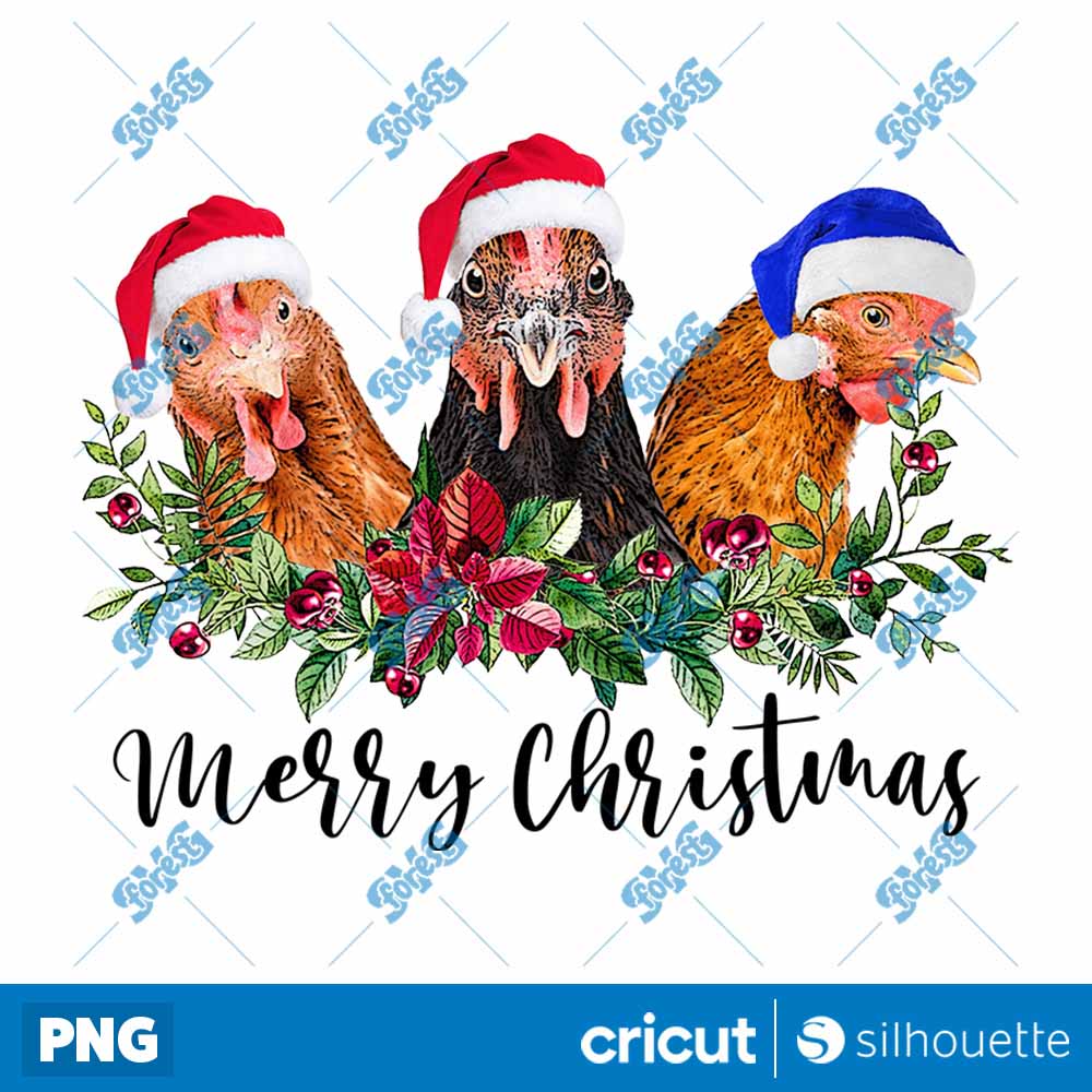 Christmas Chicken PNG