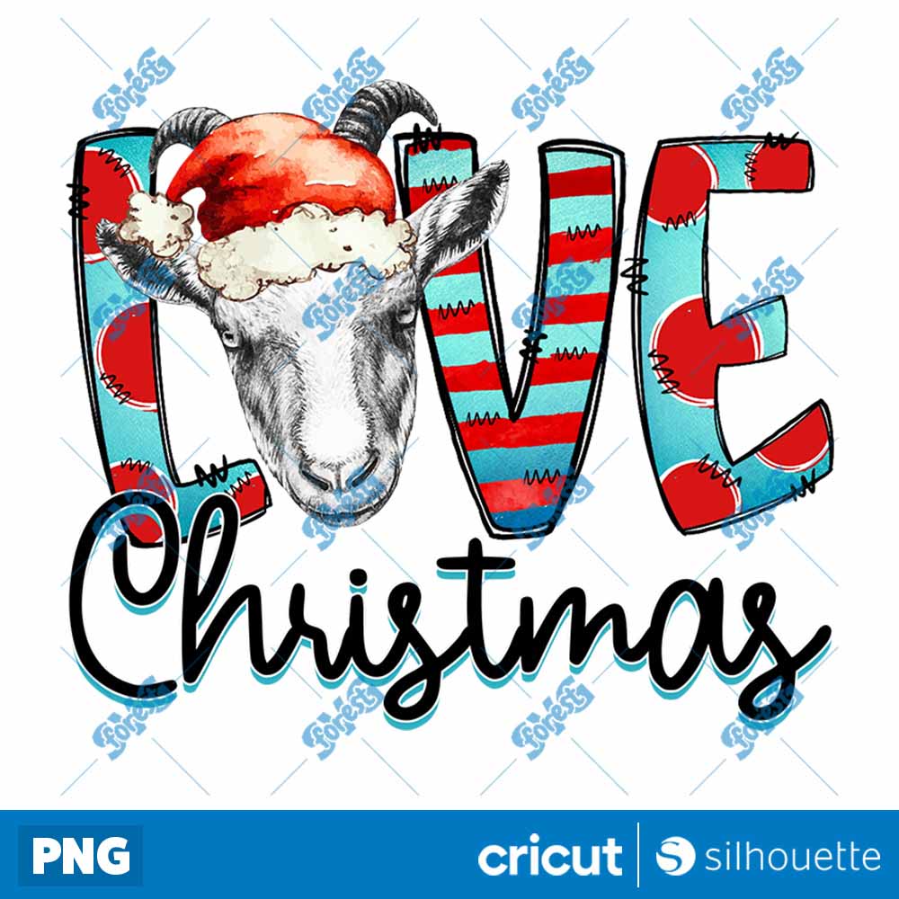 Christmas Goat PNG