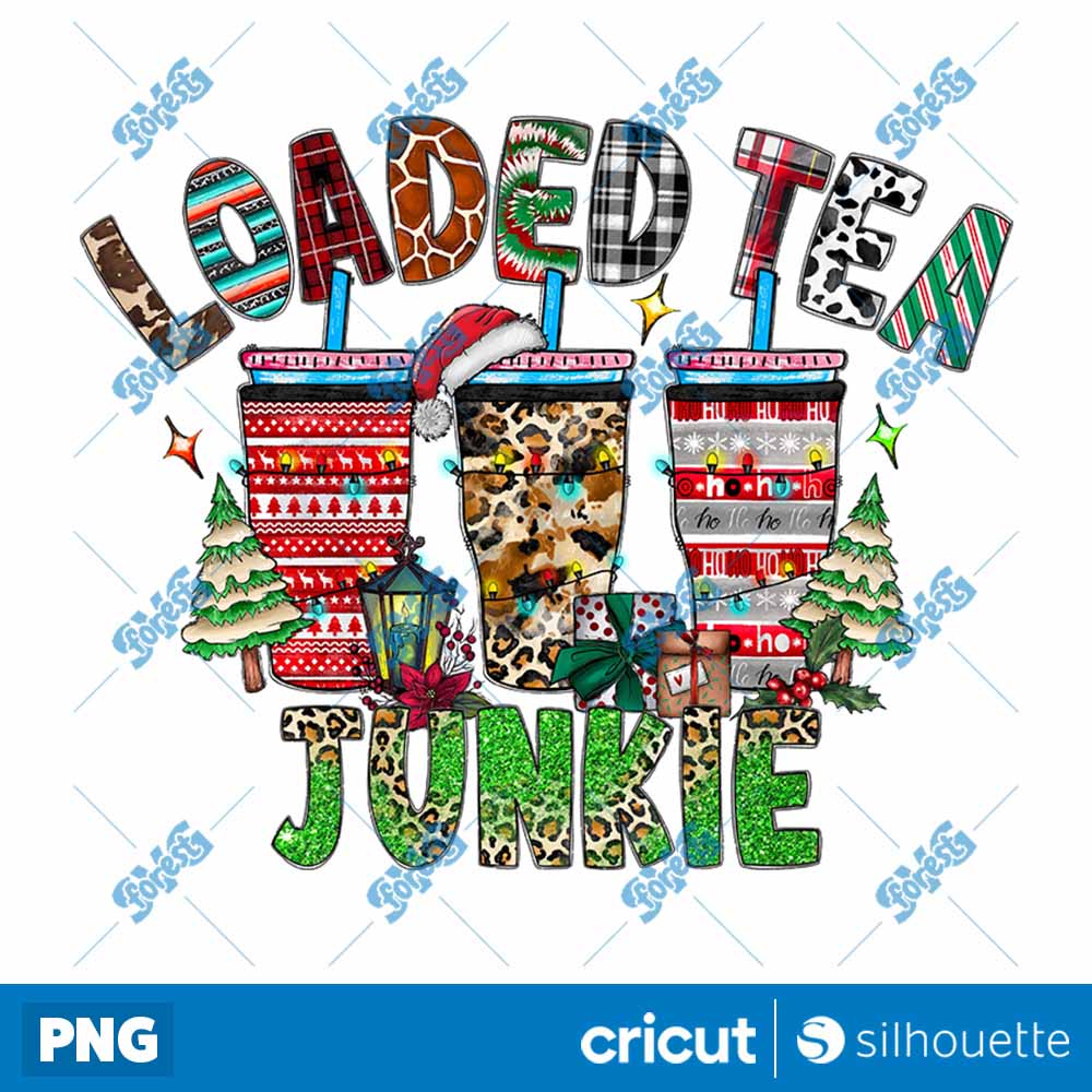 Christmas Loaded Tea Junkie
  PNG