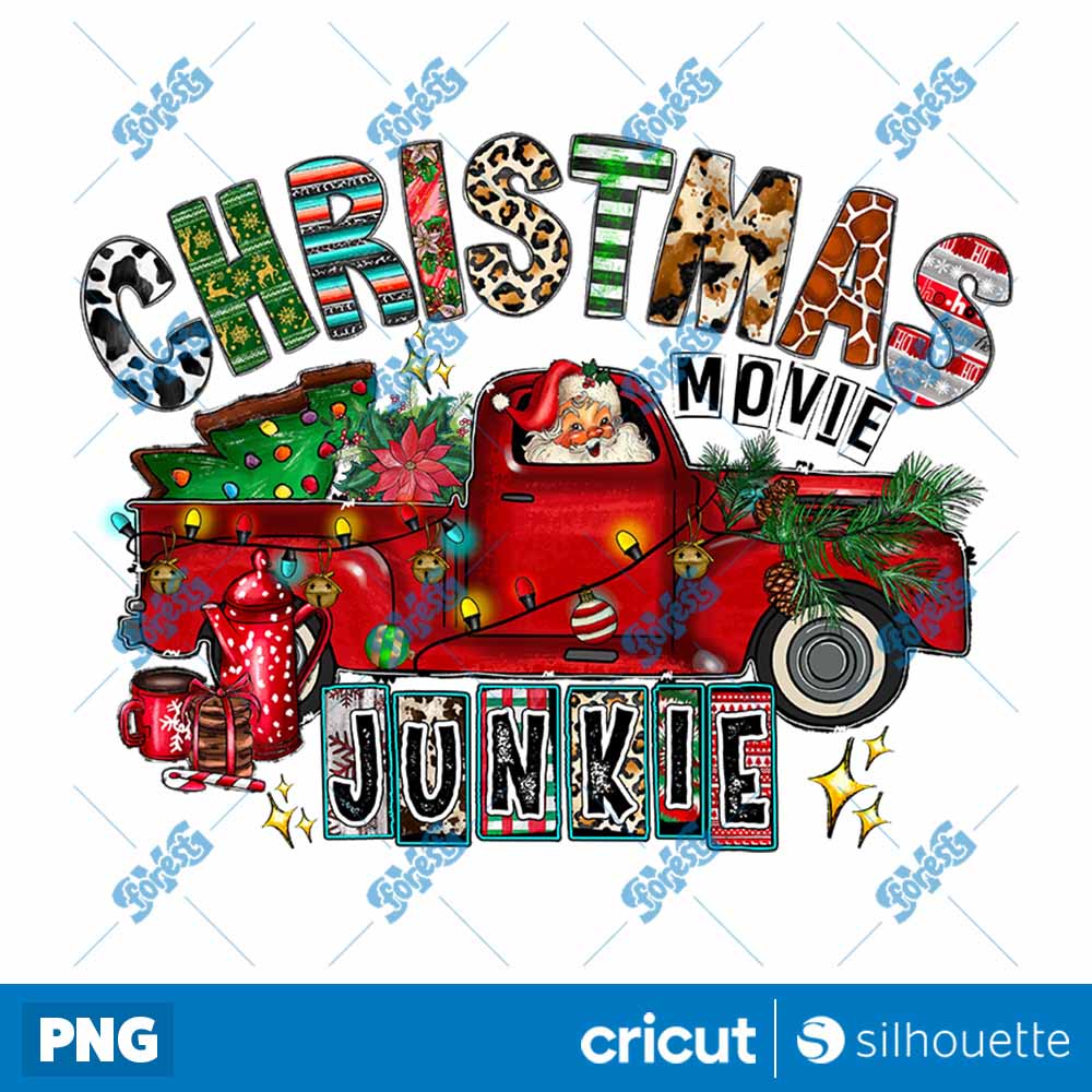 Christmas Movie Junkie PNG