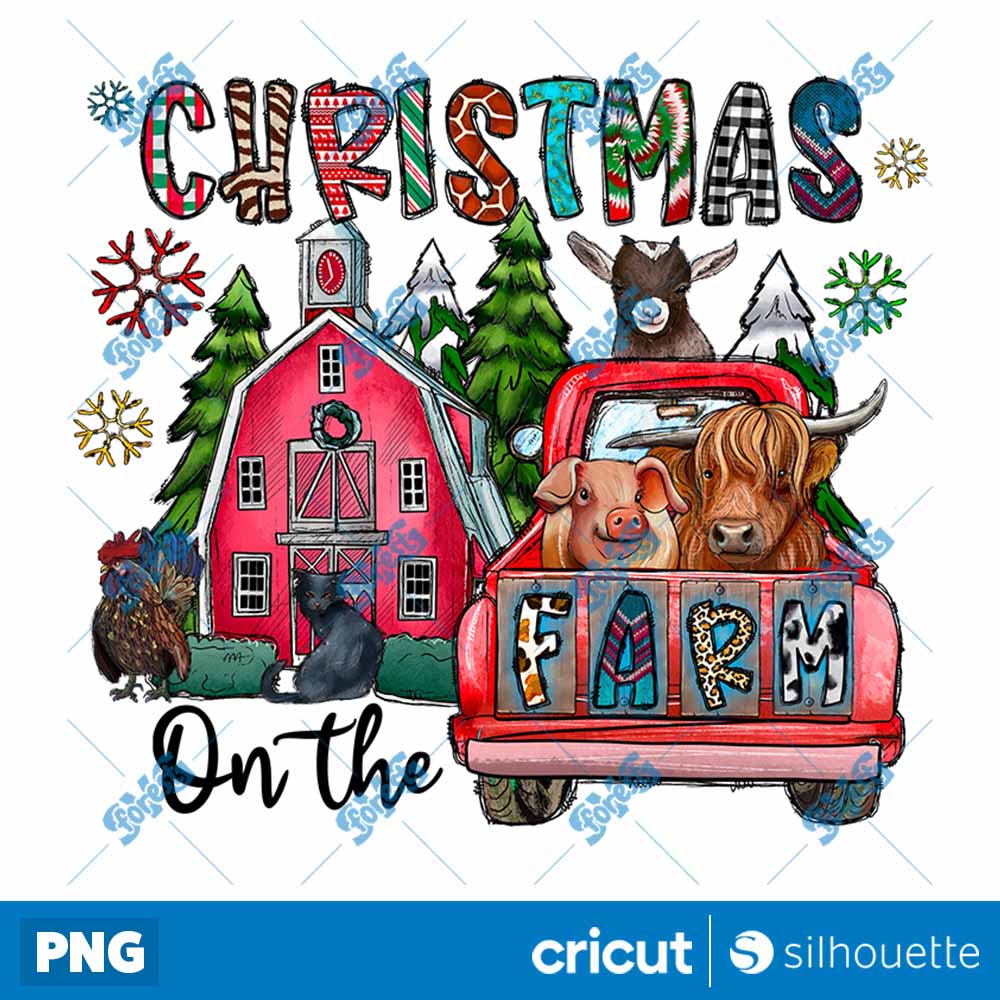 Christmas On The Farm PNG