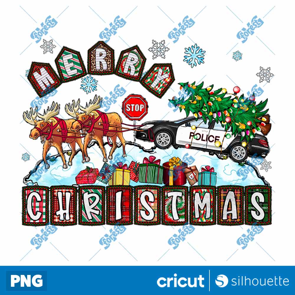 Christmas Police PNG