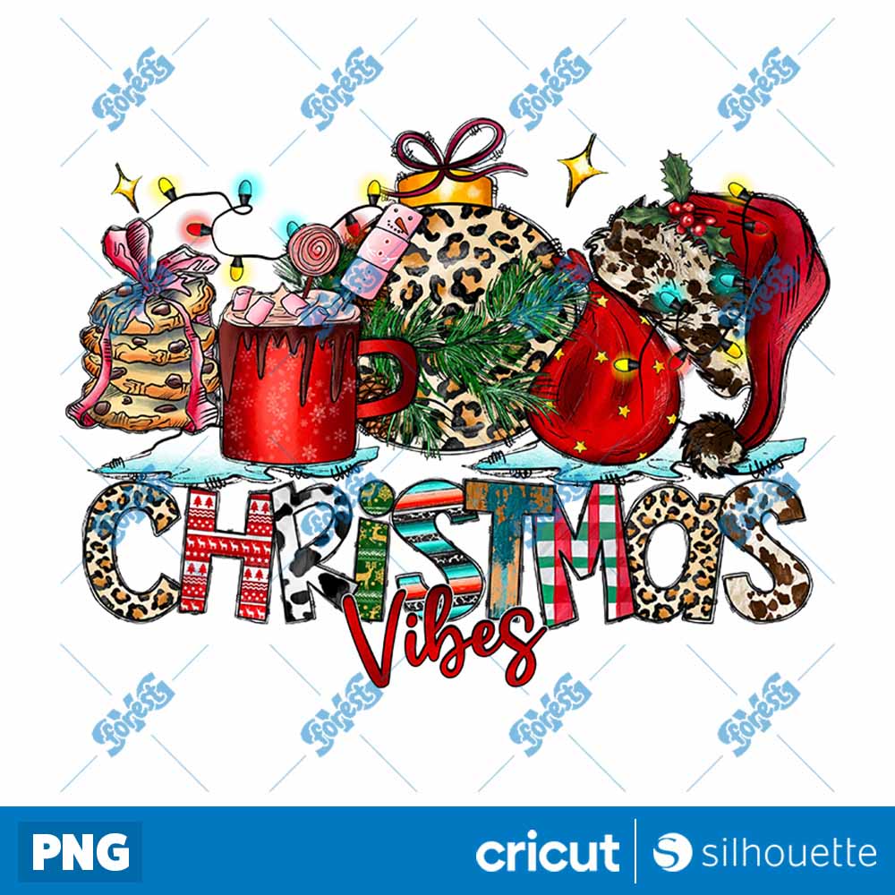 Christmas Vibes PNG