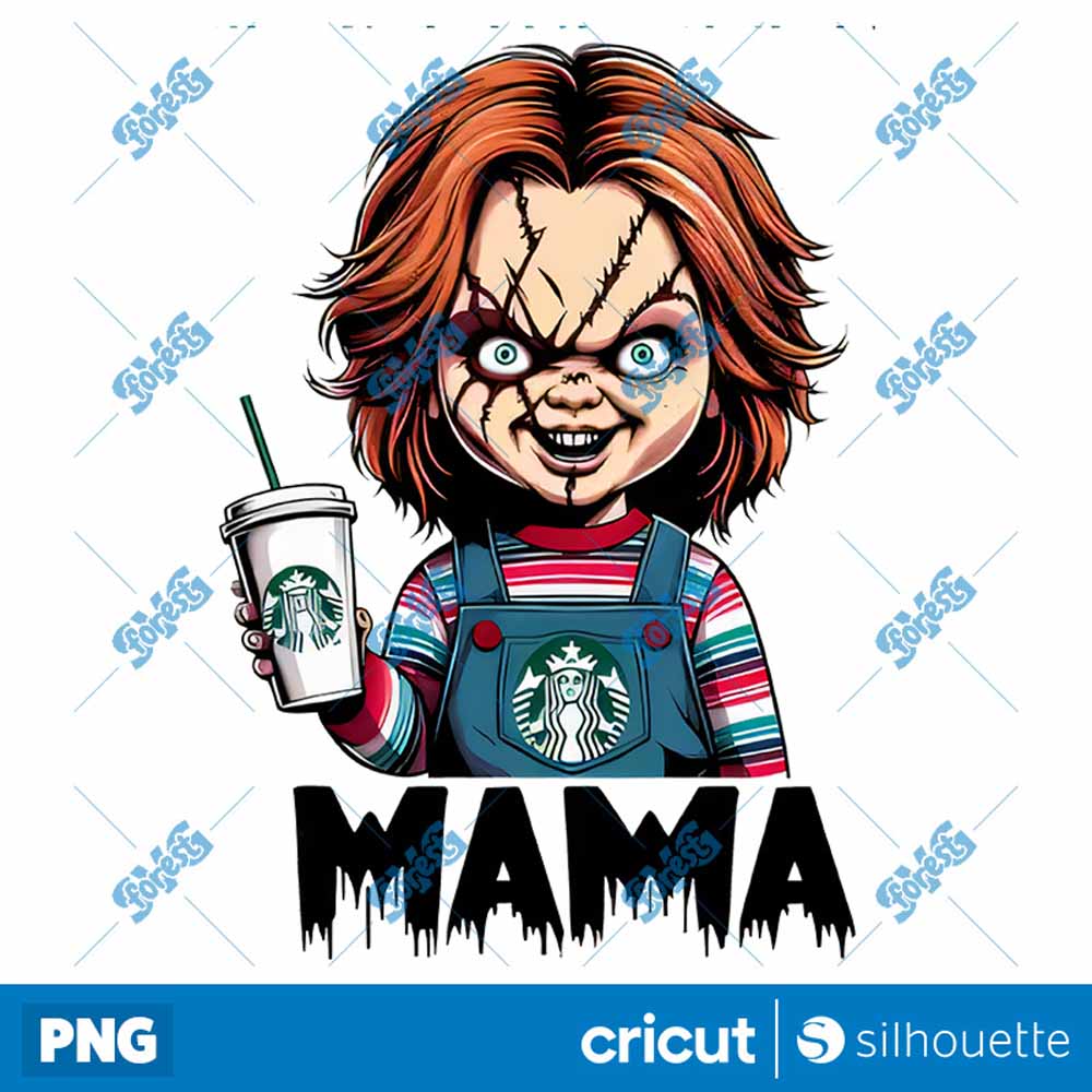 Chucky Mama Halloween Mom
  Mothers Day PNG