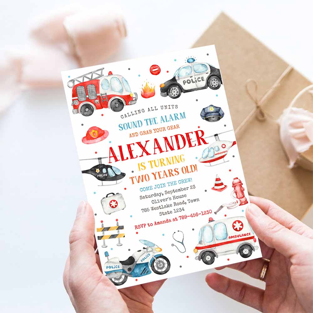 Construction Birthday Boys Party Invite, Construction Invitation Theme, Construction Invitation