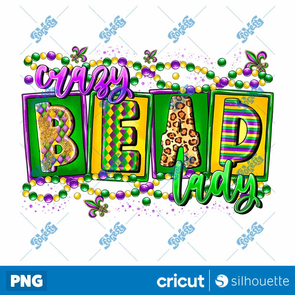 Crazy Bead Lady PNG