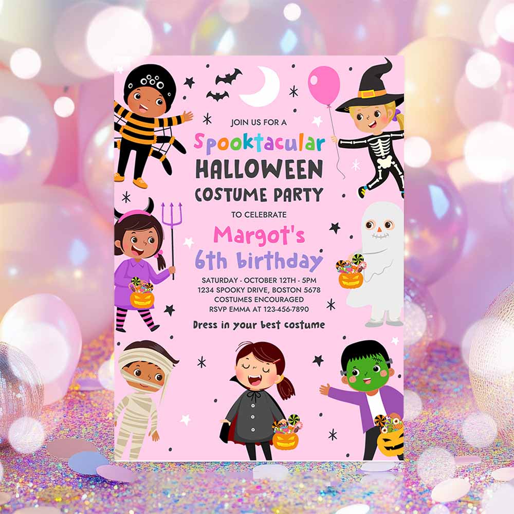 Halloween Costume Party Birthday Halloween Spooktacular Birthday Party Kids Halloween Costume Party