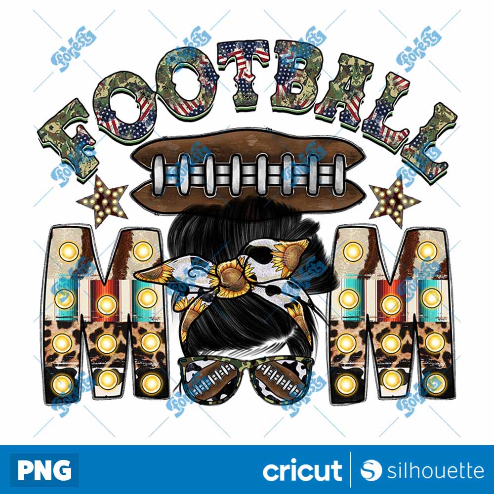 Football Mom PNG Sublimation