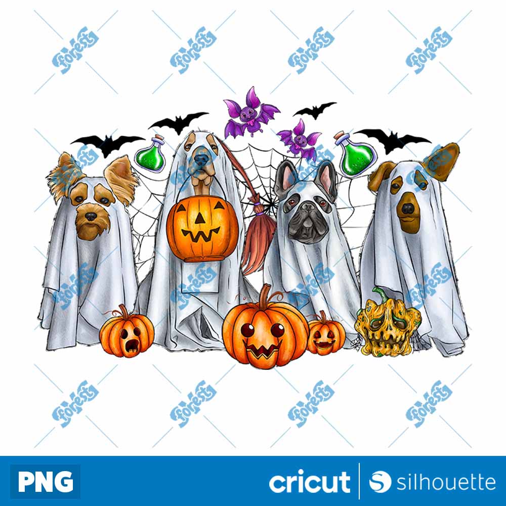 Ghost Dog Halloween PNG