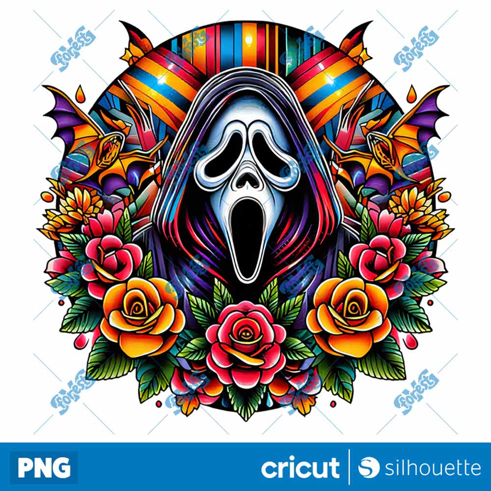 Ghostface Horror Halloween
  Movies Slashers Tattoo Designs PNG