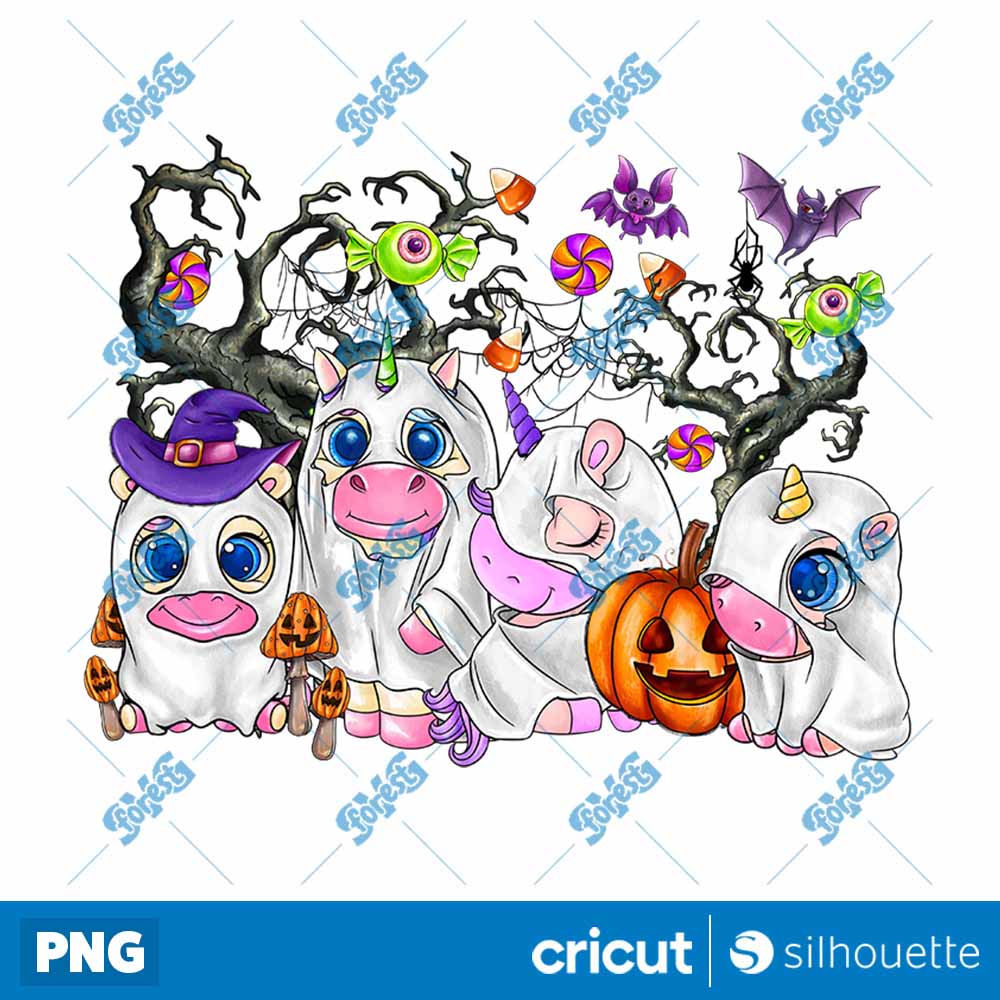 Halloween Cow Ghost Halloween
  PNG