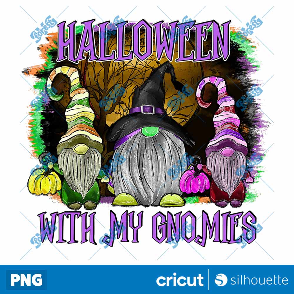 Halloween With My Gnomies
  Halloween PNG