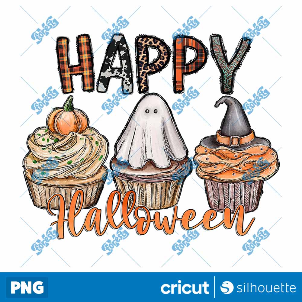 Happy Halloween Cupcake
  Halloween PNG