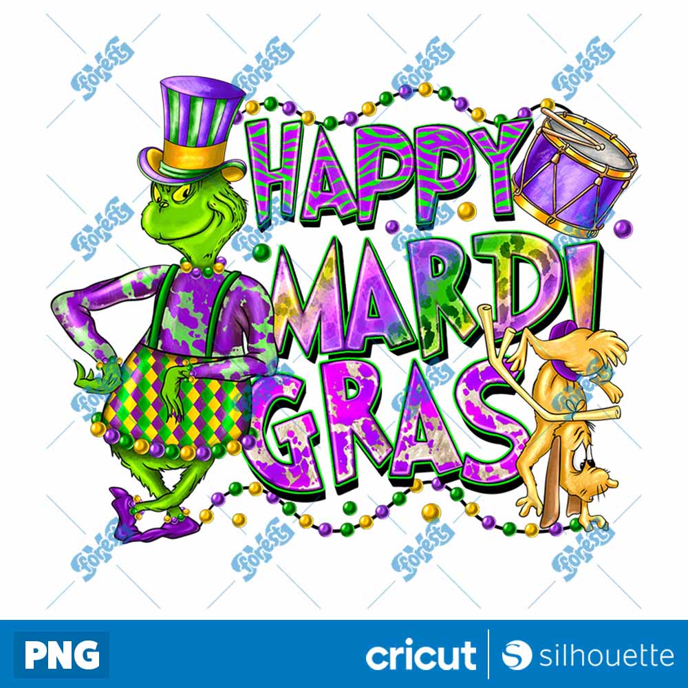 Happy Mardi Gras Party PNG