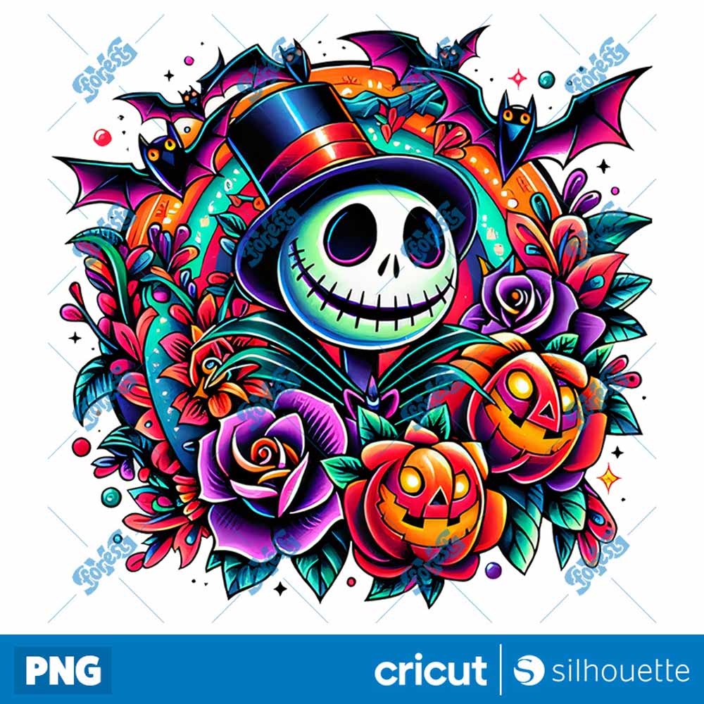 Jack Skellington Horror
  Halloween Movies Slashers Tattoo Designs PNG