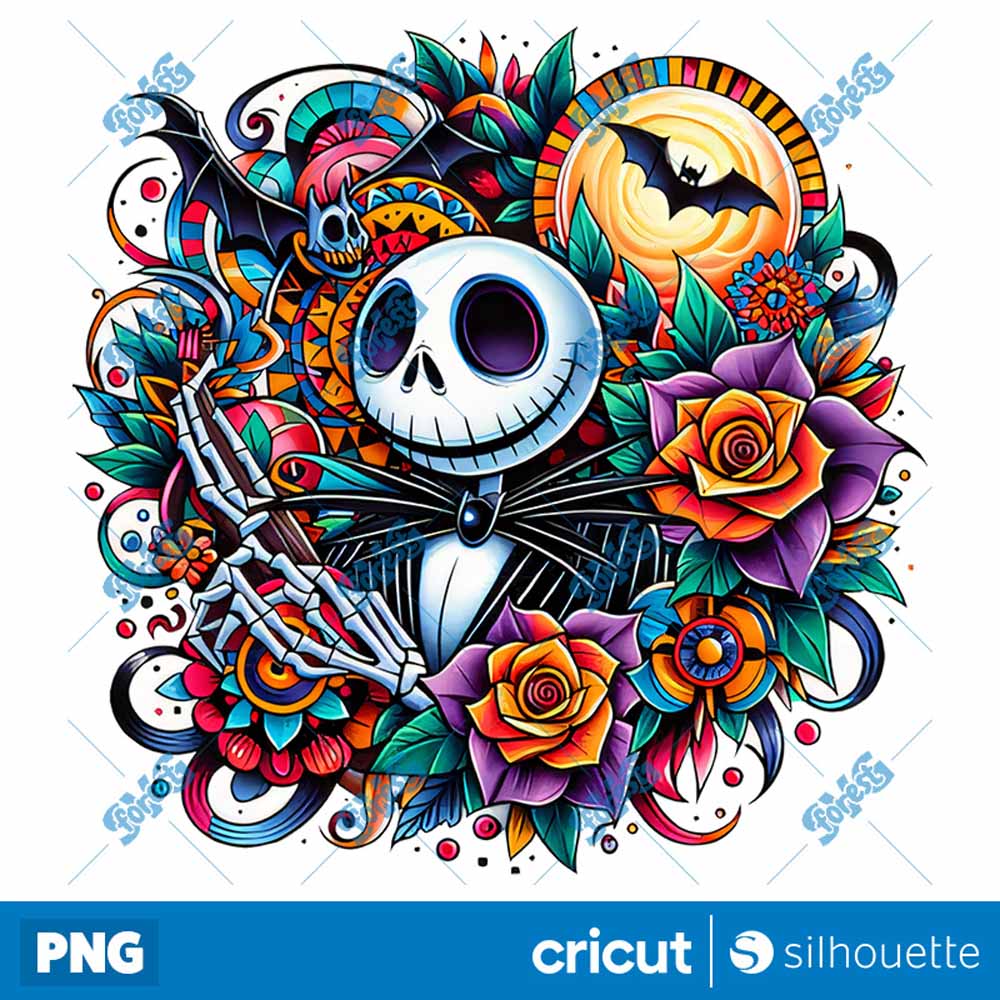 Jack Skellington Horror
  Halloween Movies Slashers Tattoo Designs PNG