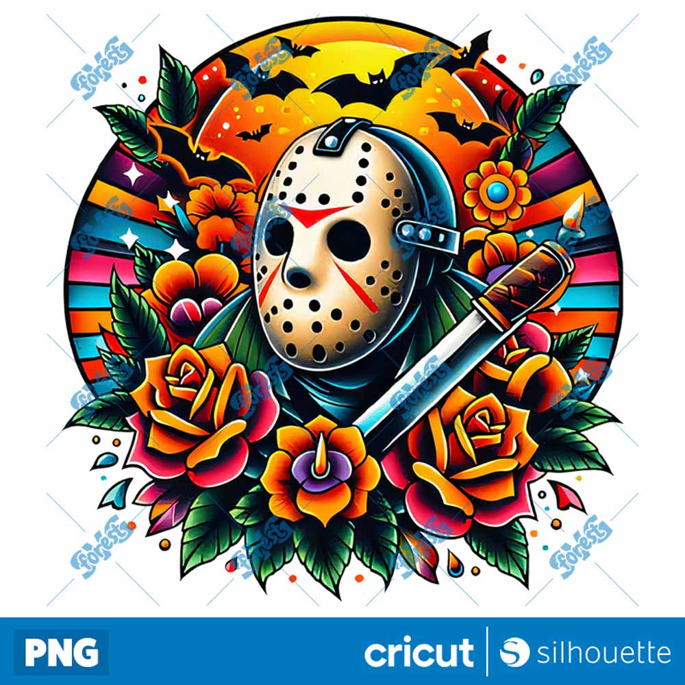 Jason Voorhees Horror
  Halloween Movies Slashers Tattoo Designs PNG