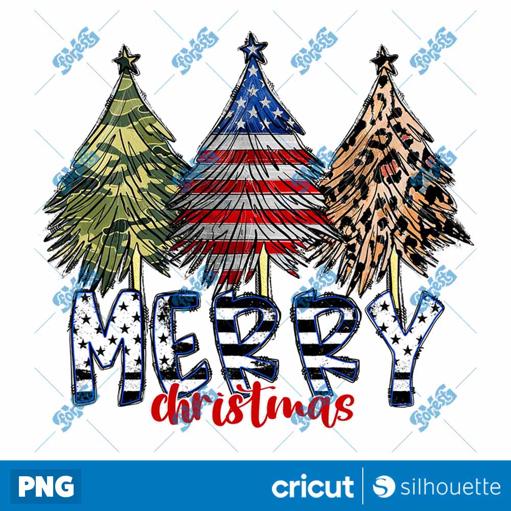 Merry Christmas Tree PNG