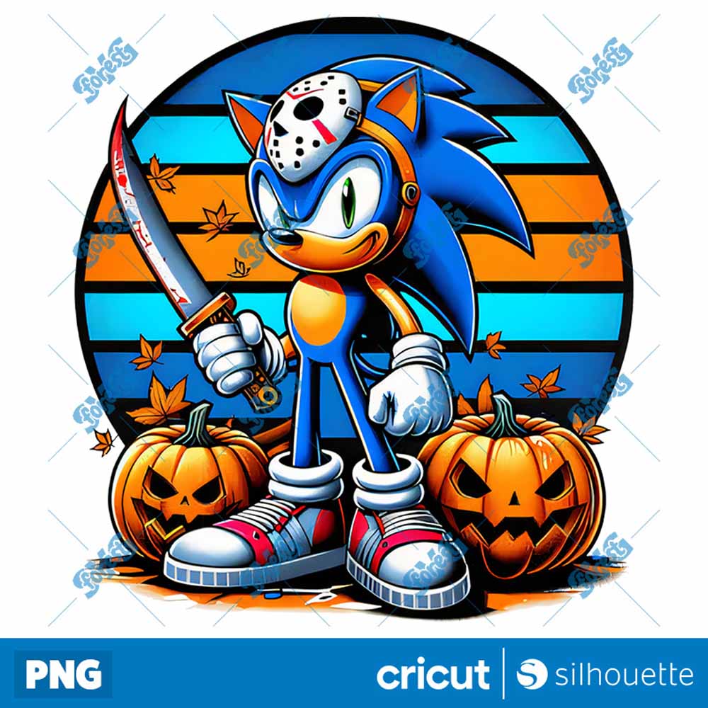 Sonic Halloween Cartoon Horror
  PNG