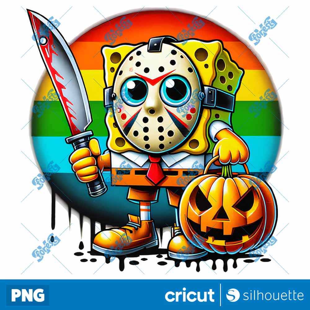 Spongebob Halloween Cartoon
  Horror PNG