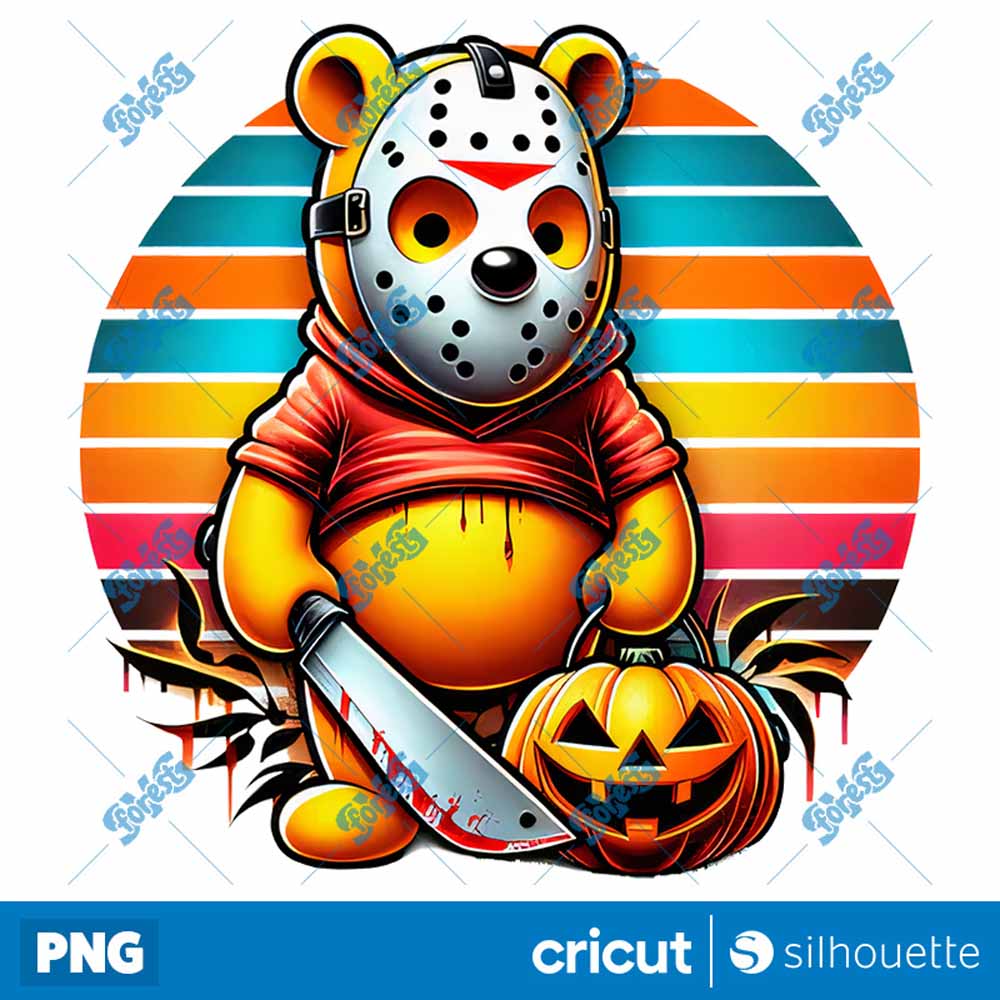 Winnie The Pooh Halloween
  Cartoon Horror PNG